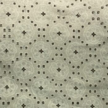 Beige brown star circle fabric