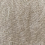 Off-white hand woven Indian kala cotton fabric