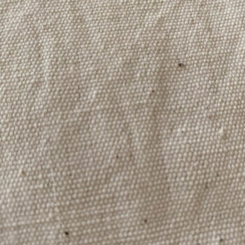 Off-white hand woven Indian kala cotton fabric
