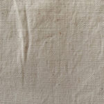 Off-white hand woven Indian kala cotton fabric