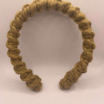 Boho style twisted macrame headband