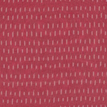 Dusty rose colour 100% cotton Ikat woven fabric