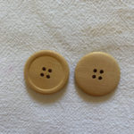 Natural Wood Large Button | 4 hole | 38mm