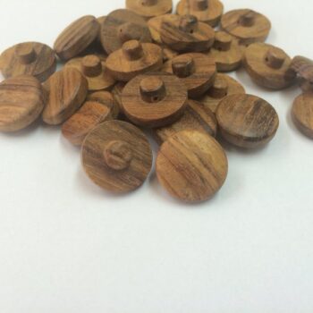 Natural Wood Button | 1 hole | 18mm