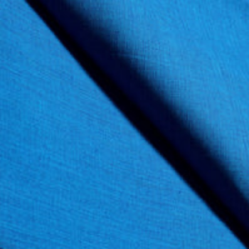 Blue Cotton Oxford Fabric 1.90 Metres