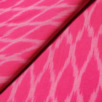 Pink Special Pochampally Ikat Cotton Fabric 1.5 Meter