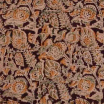 Maroon Kalamkari Handblock Print 1.8 Metre