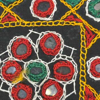 Medium Green Kutch Hand Embroidered Patch