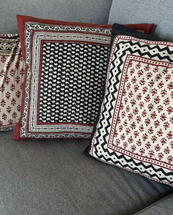 Indian blockprint style pillowcases