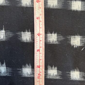 Black Double Ikat Fabric 2 Metres