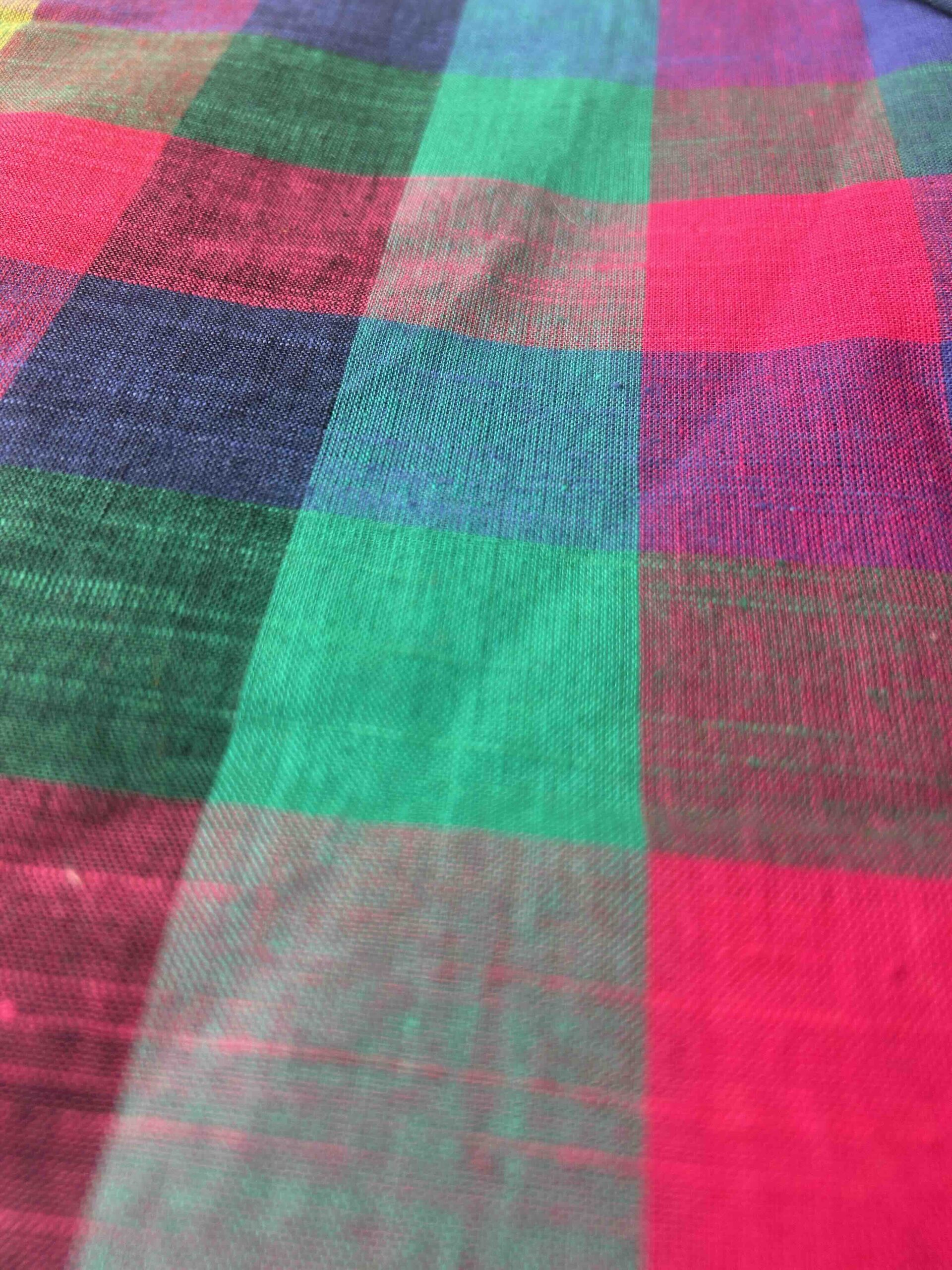 Colourful Handwoven Madras Kattam Cotton – Carnival